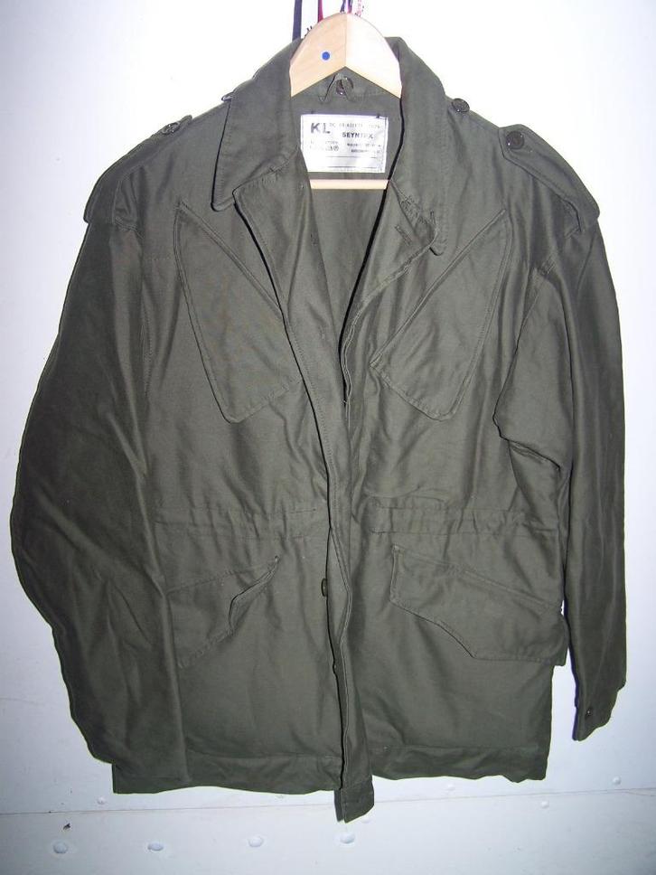 legerjas , leger jas , jas , vintage legerjas , legerspullen, Kleding | Heren, Jassen | Zomer, Zo goed als nieuw, Overige maten
