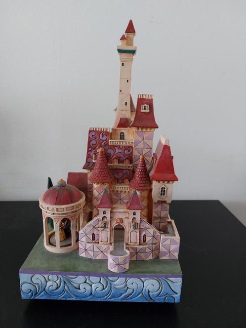 Kasteel belle en het beest disney traditions, Verzamelen, Disney, Zo goed als nieuw, Beeldje of Figuurtje, Assepoester of Belle