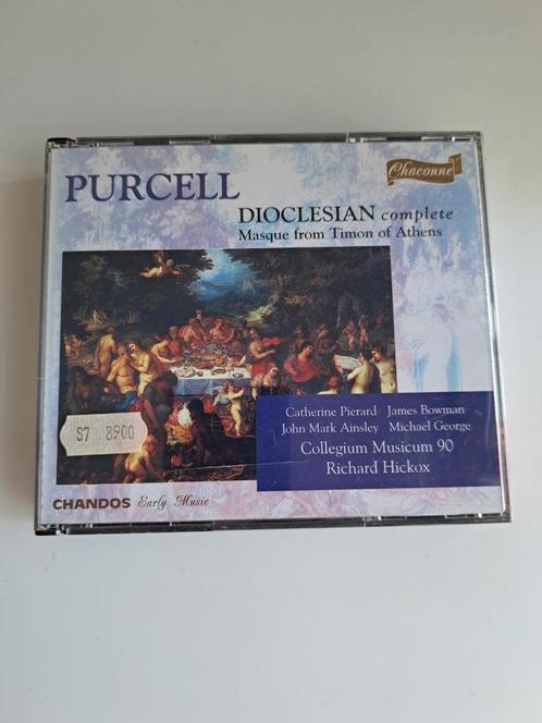 Purcell Dioclesian Complete Collegium Musicum 90 R. Hickox, Cd's en Dvd's, Cd's | Klassiek, Gebruikt, Ophalen of Verzenden