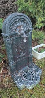 Oude groene staande tuin fontein, Ophalen of Verzenden