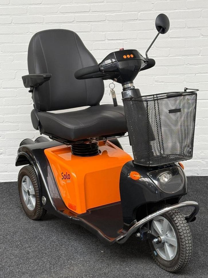Scootmobiel - Life & Mobility Solo Comfort 3, Diversen, Brommobielen en Scootmobielen, Zo goed als nieuw, Life and Mobility, 36 t/m 45 km