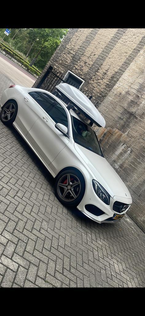 Dakkoffer + Dakdragers Mercedes C-Klasse W205. Te huur, Auto diversen, Dakkoffers, Zo goed als nieuw, Ophalen of Verzenden