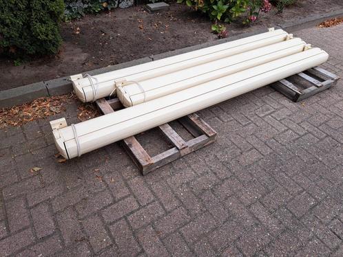 3x zonnescherm 3 stuks elektrisch cassette 2,6 meter BREED, Tuin en Terras, Zonneschermen, Zo goed als nieuw, Knikarmscherm, 250 cm tot 450 cm