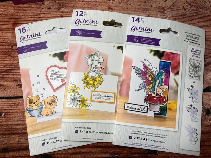 Leuke set met stempels en snijmallen om kaarten mee te maken, Hobby en Vrije tijd, Kaarten | Zelf maken, Zo goed als nieuw, Pons of Mal