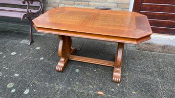 Antieke Eiken Salon Tafel beschikbaar voor biedingen