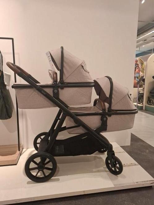 Qute Q-Twin Kinderwagen Jeans Clay, Kinderen en Baby's, Overige Kinderen en Baby's, Zo goed als nieuw, Ophalen