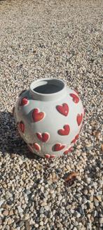 Mica Decorations Hearts Vaas - Nieuwstaat!, Wit, Aardewerk of Porselein, Ophalen of Verzenden, Zo goed als nieuw
