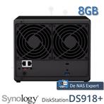 NAS Synology DS918+ 8GB refurbished, Info@synology.com, Synology, Refurbished, Ophalen of Verzenden