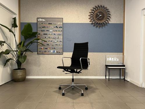 Vitra | Eames | EA 119 | Zwart Hopsak - Aluminium | 1x, Huis en Inrichting, Bureaustoelen, Gebruikt, Bureaustoel, Zwart, Ophalen of Verzenden