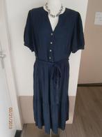 Prachtige donkerblauwe jurk maat 52  MARK & SPENCER NIEUW, Blauw, Jurk, Nieuw, Ophalen of Verzenden