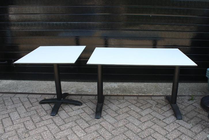 5 x eettafel tuintafel terrastafel wit horeca terras SALE!, Tuin en Terras, Tuinmeubel-accessoires, Gebruikt, Ophalen