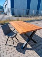 Opruiming! Acacia tafel inclusief X-Poten, Huis en Inrichting, Tafels | Eettafels, Ophalen, 50 tot 100 cm, Vijf personen of meer
