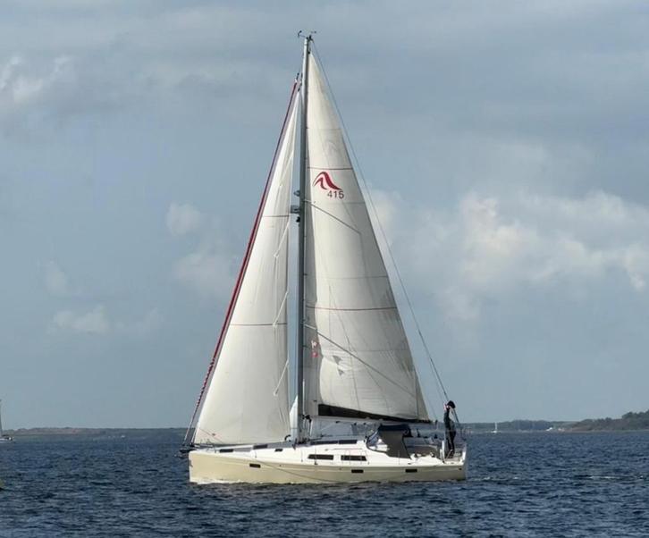Elvstrom FCL grootzeil en keerfok voor Hanse 415/418, Watersport en Boten, Zeilen en Zeiltoebehoren, Zo goed als nieuw, Grootzeil