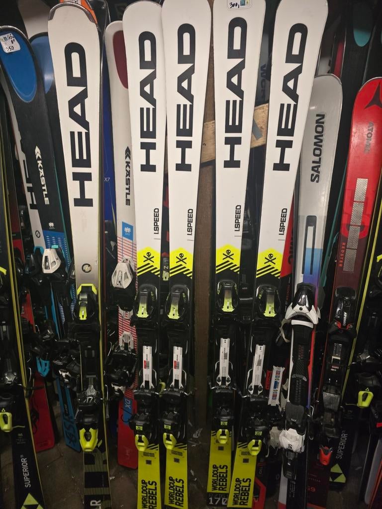 170cm HEAD I SPEED WORLDCUP REBELS SW GEVORDERDEN TOP SKI, 160 tot 180 cm, Ophalen of Verzenden, Zo goed als nieuw, Carve