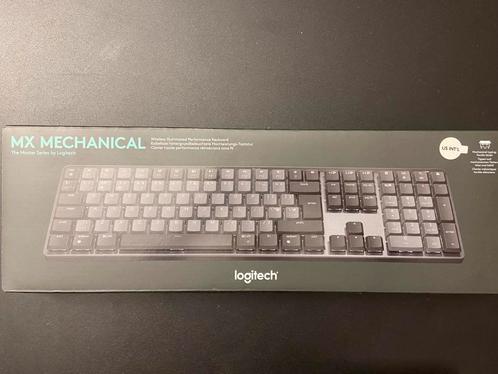 Logitech MX Mechanical | Tactile quiet switches | Qwerty US, Computers en Software, Toetsenborden, Nieuw, Qwerty, Draadloos, Ergonomisch