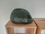 Bobike one groene fietshelm 52-56 cm, Fietsen en Brommers, Fietsaccessoires | Fietshelmen, Ophalen of Verzenden, Zo goed als nieuw