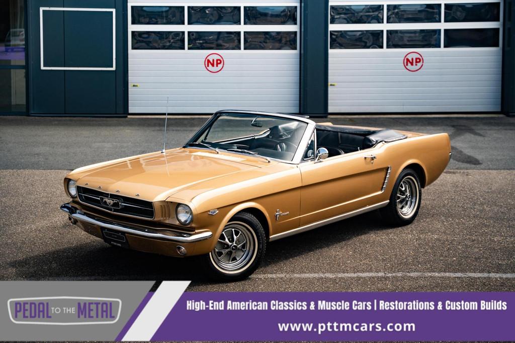 1965 Ford Mustang Convertible K-Code, Auto's, Achterwielaandrijving, Gebruikt, Overige kleuren, Cabriolet