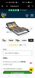Bedbodum elektrisch verstelbaar nieuwstaat, Ophalen, 90 cm, Eenpersoons, Zo goed als nieuw