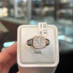 18 karaat gouden ring diamant heren briljant gezet rosé goud, 20 of groter, Heer, Ophalen of Verzenden, Zo goed als nieuw