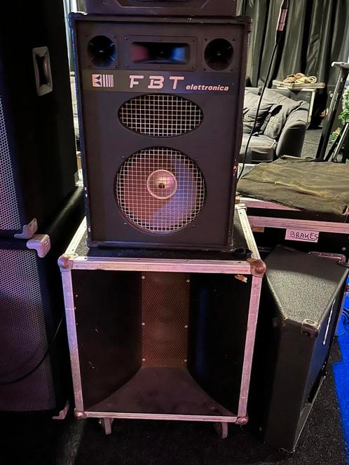 PA Set: 2x LEMS Dubbel 12” + 2x FBT C80E –, Muziek en Instrumenten, Dj-sets en Draaitafels, Zo goed als nieuw, Overige merken