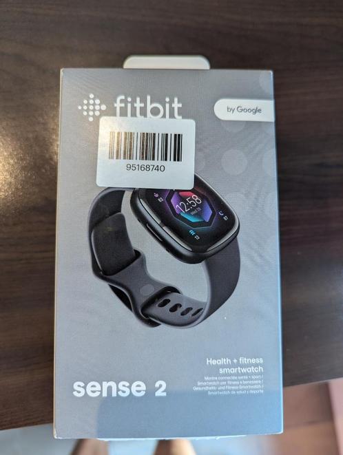 Fitbit Sense 2, Sieraden, Tassen en Uiterlijk, Smartwatches, Gebruikt, Android, Blauw, Afstand, Calorieverbanding, Conditie, GPS
