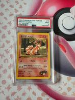 Pokémon Gym Heroes Brock's Vulpix 1st Edition PSA 9, Ophalen of Verzenden, Zo goed als nieuw, Losse kaart, Foil
