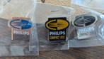 Exclusieve set Philips Compact Disc promotie pins (speldjes), Ophalen of Verzenden, Nieuw, Merk, Speldje of Pin