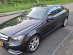 Mercedes-Benz C-Klasse C180 156pk Aut. 2013 Zwart, Auto's, Automaat, Euro 5, Achterwielaandrijving, 1800 kg