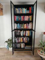 Boekenkast zwart, ikea, Huis en Inrichting, Kasten | Boekenkasten, Ophalen, Gebruikt, 25 tot 50 cm, Minder dan 100 cm