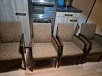 Gratis 4 eetkamerstoelen, Ophalen, Gebruikt, Minder dan 75 cm, 50 tot 75 cm