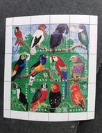 Postzegelvel: Diverse Vogels Guyana, Ophalen of Verzenden