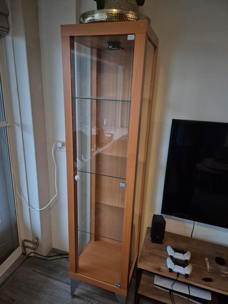 Gratis vitrinekast ophalen in Wassenaar, Huis en Inrichting, Kasten | Vitrinekasten, Gebruikt, 150 tot 200 cm, 50 tot 100 cm, 25 tot 50 cm