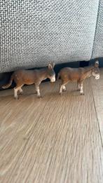 2 schleich ezels, Ophalen of Verzenden, Zo goed als nieuw