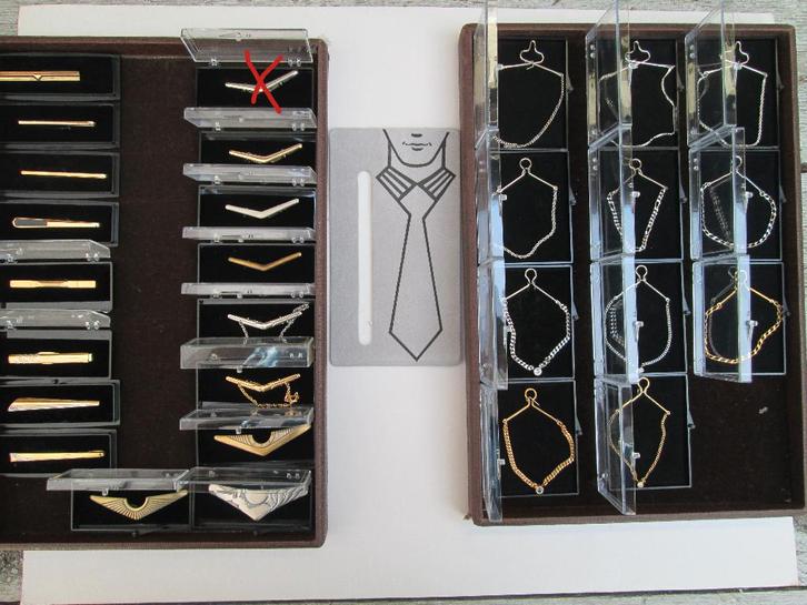 Stropdassen Dasschuif & Dasketting & Boordspeld, Kleding | Heren, Stropdassen, Nieuw, Met patroon, Overige kleuren, Ophalen of Verzenden