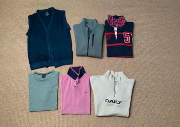 Kledingpakket heren maat S M Truien Gilet Polo T Shirt beschikbaar voor biedingen