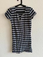 Blauw-wit gestreepte jurk met knoopdetails, maat S, Blauw, Ophalen of Verzenden, Zo goed als nieuw, Maat 36 (S)