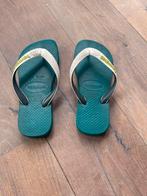 Havaianas Slippers Maat 31-34, Kleding | Dames, Schoenen, Ophalen, Zo goed als nieuw, Groen, Slippers