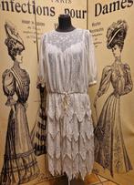 Antieke kanten trouwjurk / Flapper dress / Charleston jurk, Verzenden, Dames, Onbekend
