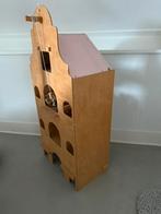Poppenhuis grachtenpand met toebehoren van hout, Ophalen, Zo goed als nieuw