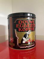 Groot rond Douwe Egberts koffieblik, Verzamelen, Blikken, Ophalen, Gebruikt, Koffie, Douwe Egberts