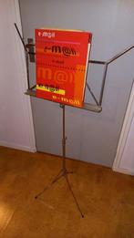 muziekstandaard chroom, Ophalen, Gebruikt, Muziekstandaard