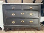 Vintage Ladekast met Marmeren Blad, Ophalen
