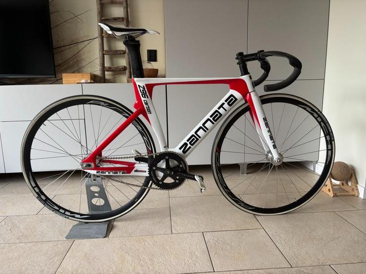 Zannata Z96 Baan/Piste fiets, Fietsen en Brommers, Fietsen | Racefietsen, Gebruikt, Overige merken, Carbon, Ophalen