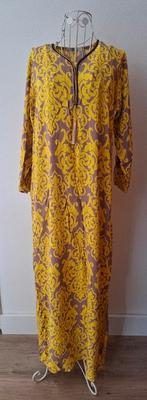 Samiraa Souk D'orientale kaftan zipper M, Maat 38/40 (M), Geel, Ophalen of Verzenden, Zo goed als nieuw