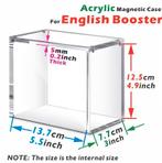 Booster box case acryl pokemon, Ophalen of Verzenden, Nieuw, Boosterbox