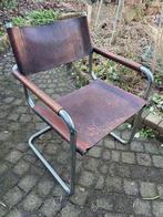 Set van 2 vintage leren buisstoelen - design, Ophalen