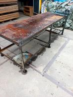 Werkbank met bankschroef 245x85x80 bxdxh, Ophalen, Zo goed als nieuw, Bankschroef