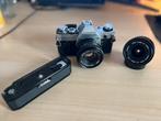 Canon AE-1 met 50mm F1.8 & 28mm F2.8 lens, Ophalen of Verzenden, Zo goed als nieuw, Spiegelreflex, Canon