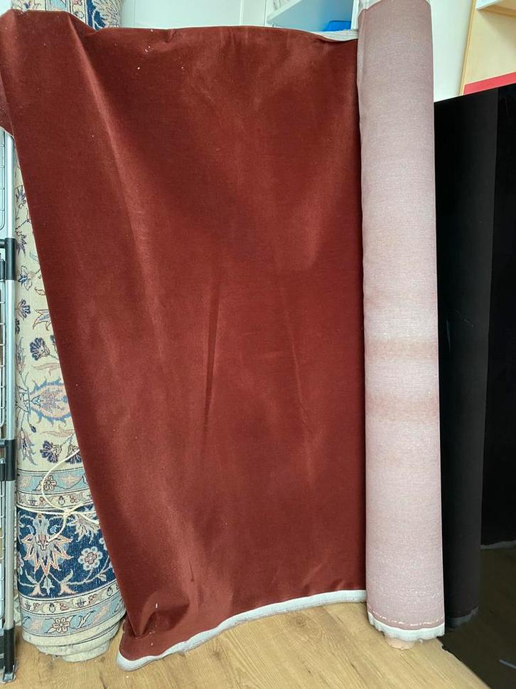 Topkwaliteit katoenen velours bekledingsstof, Hobby en Vrije tijd, Stoffen en Lappen, Nieuw, Katoen, 120 cm of meer, 200 cm of meer