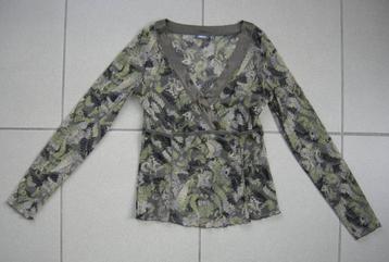 Blouse bruin met lange mouwen. Mexx. Maat: L. Kleur: Bruin. beschikbaar voor biedingen